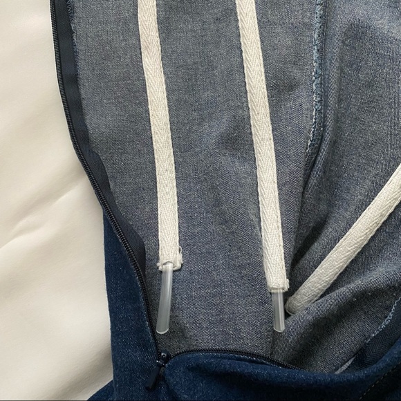 00s Denim Body Con Dress - Picture 3 of 6